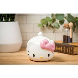 Hello Kitty Ceramic Sugar Bowl With Lid & Pink Bow